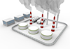 Region ｜ Factory ｜ Chimney-Industrial image Free illustration