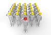 Dispatched Employees ｜ Contract Employees-Industrial Image Free Illustrations
