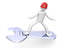 Monkey wrench ｜ Worker-Industrial image Free illustration
