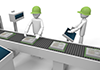 Assembly ｜ Factory ｜ Belt Conveyor-Industrial Image Free Illustration