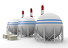 Gas ｜ Storage tank-Industrial image Free illustration