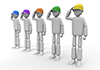 Roll call ｜ Factory ｜ Warehouse ｜ Worker-Industrial image Free illustration