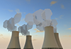 Cooling tower-industrial image free illustration