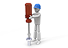 Production Workers-Industrial Image Free Illustrations