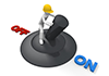 ON ｜ ON ｜ Switch-Industrial image Free illustration