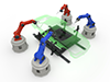 Manufacturing ｜ Automobile ｜ Factory ――Industrial image Free illustration