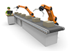 Automation ｜ Line-Industrial image Free illustration