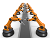 Line ｜ Assembly line --Industrial image Free illustration