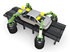 Line ｜ Manufacturing ｜ Automobile-Industrial Image Free Illustration