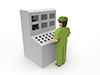 Technical Job ｜ Factory-Industrial Image Free Illustration