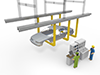 Automobile ｜ Manufacturing ｜ Machinery-Industrial image Free illustration