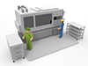 Collaborative work ｜ Factory-Industrial image Free illustration