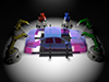 Mechanization ｜ Automobile ｜ Factory ――Industrial image Free illustration