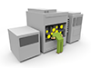 Accident ｜ Breakdown ｜ People ｜ Machines-Industrial image Free illustration