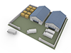 Factory ｜ Delivery-Industrial image Free illustration