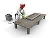 Welding ｜ Work ｜ Factory-Industrial image Free illustration