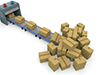 Luggage ｜ Line ｜ Large quantity-Industrial image Free illustration
