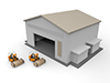 Forklift ｜ Factory-Industrial image Free illustration