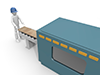 Wood ｜ Factory ｜ Workers-Industrial image Free illustration