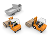 Forklift ｜ People ｜ Wood-Industrial Image Free Illustration