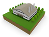 Factory ｜ Manufacturing --Industrial image Free illustration