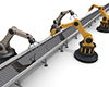 Robots move | Operate machines-Industrial image Free illustrations
