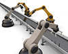 Factory Robot ｜ Machine Operates --Industrial Image Free Illustration
