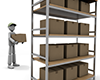 Person who does light work ｜ Delivery service --Industrial image Free illustration