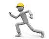 Energetic people | Work hard-Industrial image Free illustration