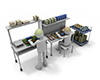 Parts assembly work | People doing light work-Industrial image Free illustration