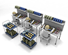 Parts assembly work | People doing light work-Industrial image Free illustration
