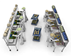 Assembly work at the factory | Work with many people-Industrial image Free illustration