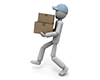 Carrying Heavy Luggage | People Moving Luggage-Industrial Image Free Illustrations