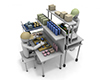 Work to fit parts | Assemble on a table --Industrial image Free illustration