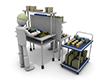 Assemble the product ｜ Strictly check --Industrial image Free illustration