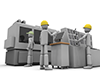 Factory workers | Operate by looking at the panel --Industrial image Free illustration