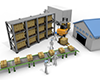 People working in the warehouse | Operating a forklift-Industrial image Free illustration