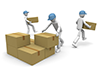 Prosperity / Delivery / Lots of luggage-Industrial image Free illustrations