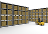 Luggage / organization / forklift / movement-industrial image free illustration