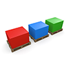 Blue / Product / Colorful / Box-Industrial Image Free Illustration