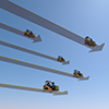 Speed ​​/ Sky / Arrow / 5 / Forklift-Industrial Image Free Illustration