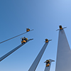 Forklift / Stretch / Fast / Blue Sky-Industrial Image Free Illustration