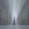 Warehouse / Achievement / Light / Shining --Industrial image Free illustration