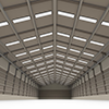 Large warehouse / factory--Industrial image Free illustration