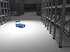 Cart ｜ Push ｜ In the warehouse-Industrial image Free illustration
