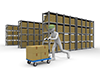 Indoor work ｜ Employee ｜ Part-time job --Industrial image Free illustration