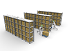 Part-time worker ｜ Warehouse ｜ Factory ――Industrial image Free illustration