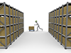 Indoor work ｜ Part-time job ｜ Labor-Industrial image Free illustration