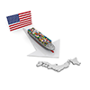 USA / Cargo Ship / Import / Japan / Trade-Industrial Image Free Illustration