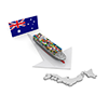 Australia / Import / Cargo Ship / Trade / Japan-Industrial Image Free Illustration